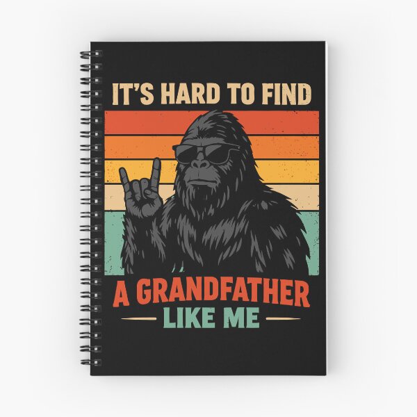 Item preview, It's Hard To Find A Grandfather Like Me - Funny Bigfoot Grandpa Retro Art designed and sold by PixelMarrero.