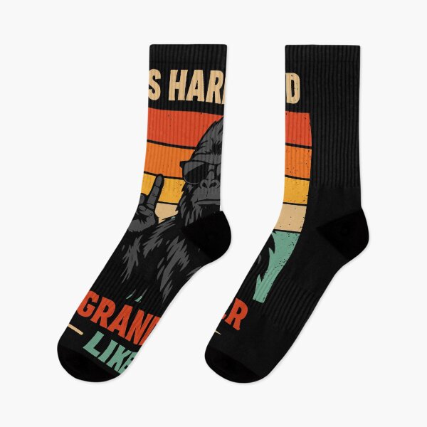 Item preview, It's Hard To Find A Grandfather Like Me - Funny Bigfoot Grandpa Retro Art designed and sold by PixelMarrero.