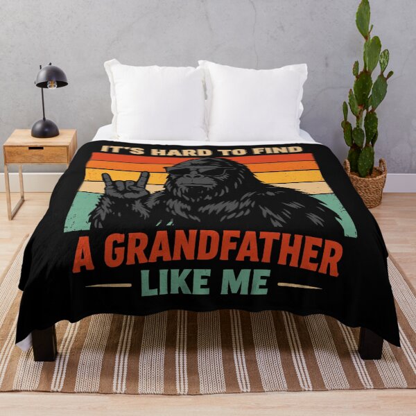 Item preview, It's Hard To Find A Grandfather Like Me - Funny Bigfoot Grandpa Retro Art designed and sold by PixelMarrero.
