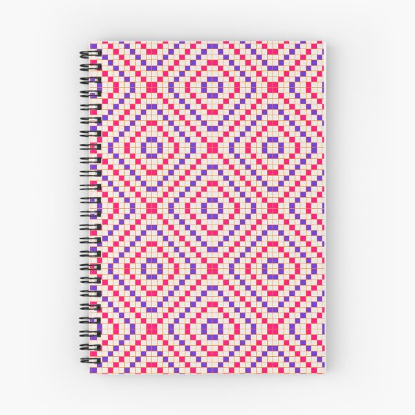 Item preview, Neon Sunset Pixel Grid Pattern designed and sold by ccitypictures.