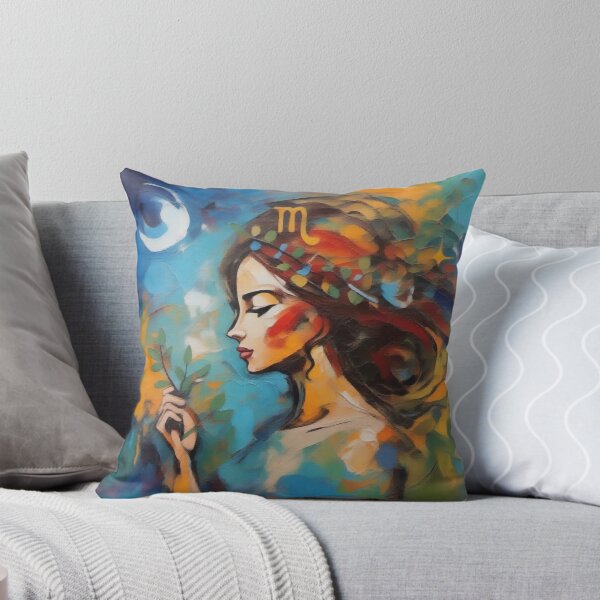 Item preview, Virgo Zodiac C Modern Abstract Oil Design colorful geometric zodiac abstract designed and sold by SmashingDeals.