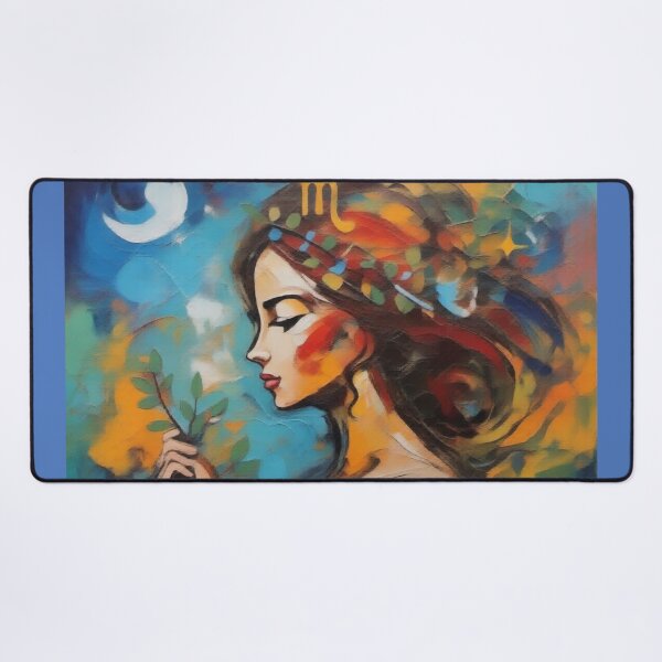 Item preview, Virgo Zodiac C Modern Abstract Oil Design colorful geometric zodiac abstract designed and sold by SmashingDeals.