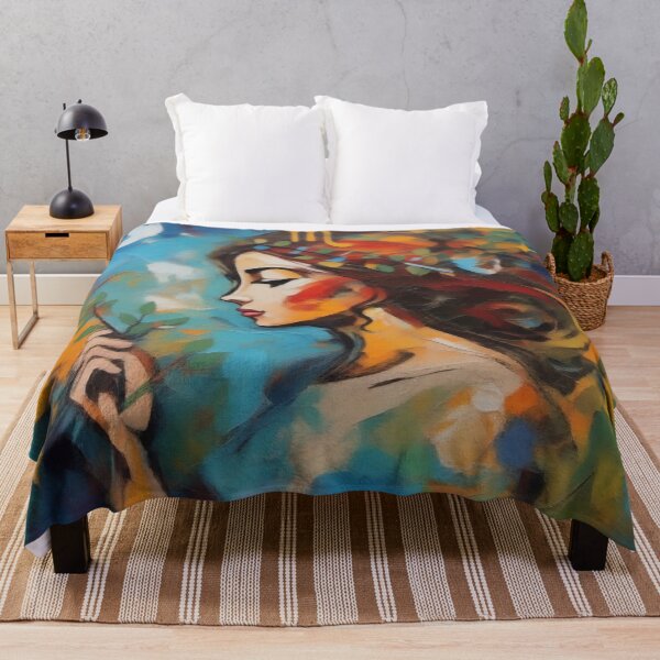 Item preview, Virgo Zodiac C Modern Abstract Oil Design colorful geometric zodiac abstract designed and sold by SmashingDeals.