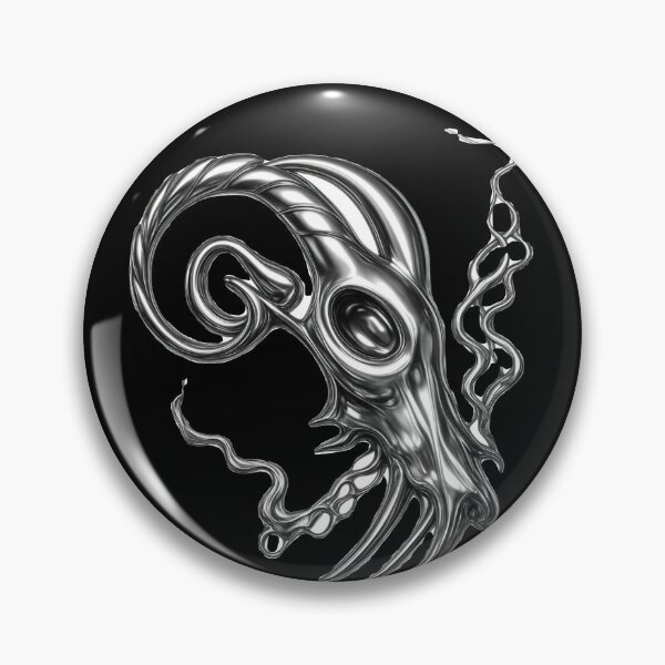 Item preview, Gothic Ram Skull Tattoo - Fine Linework Sketch designed and sold by Ideniquo.