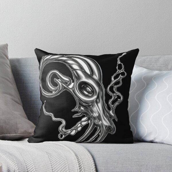 Item preview, Gothic Ram Skull Tattoo - Fine Linework Sketch designed and sold by Ideniquo.