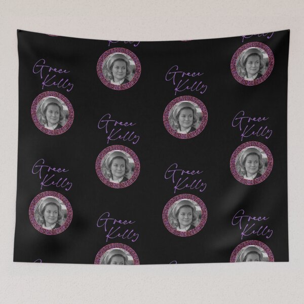 Item preview, Grace Kelly B&W (on Black) designed and sold by PawsitiveMum3.