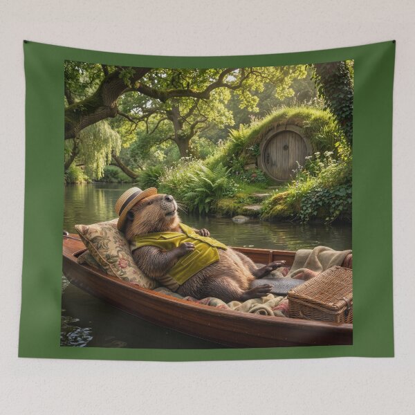 Item preview, Beaver Visits the River Bank designed and sold by Tridentulus.
