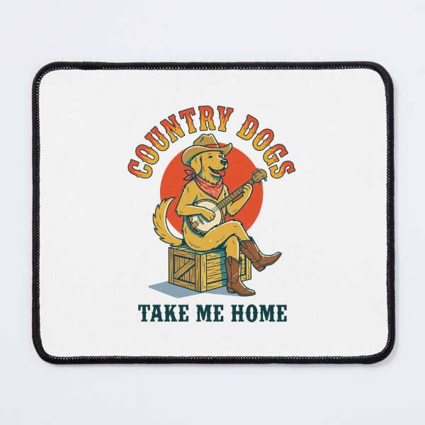 Item preview, Country Dog Banjo Player Take Me Home designed and sold by GiaoCalonas.