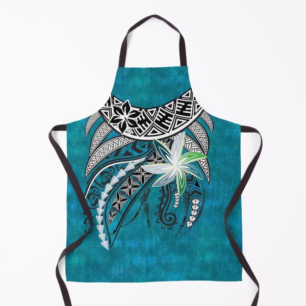 Item preview, Hawaiian - Samoan - Polynesian Teal Tribal Tattoo Designs designed and sold by sunnthreads.