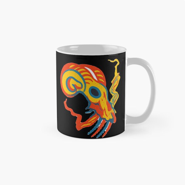Item preview, Gothic Ram Skull Tattoo - Psychedelic Acid Colors designed and sold by Ideniquo.