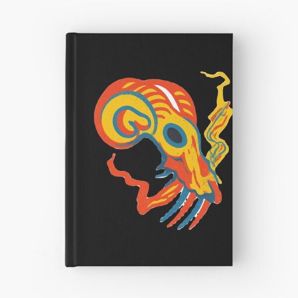 Item preview, Gothic Ram Skull Tattoo - Psychedelic Acid Colors designed and sold by Ideniquo.