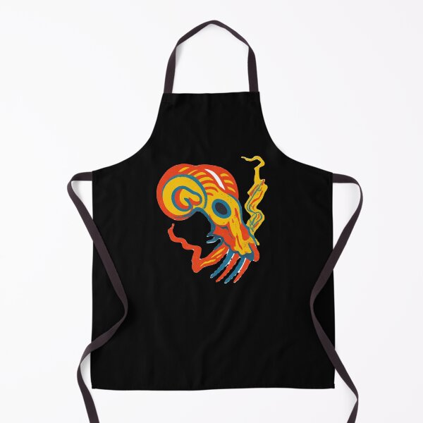 Item preview, Gothic Ram Skull Tattoo - Psychedelic Acid Colors designed and sold by Ideniquo.