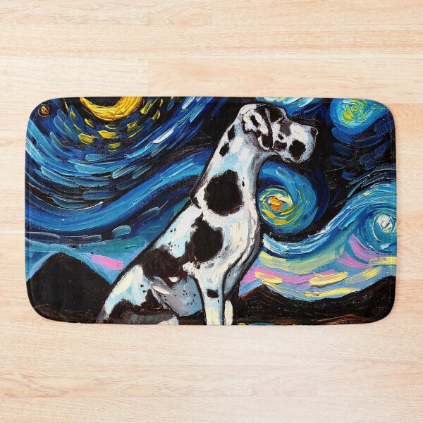 Item preview, Harlequin Great Dane Night designed and sold by AjaTrier.