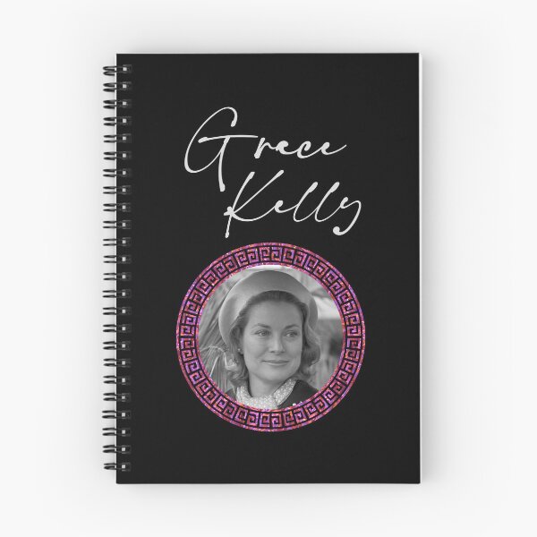 Item preview, Grace Kelly B&W (Lt. Grey on Black) designed and sold by PawsitiveMum3.