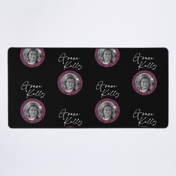 Item preview, Grace Kelly B&W (Lt. Grey on Black) designed and sold by PawsitiveMum3.