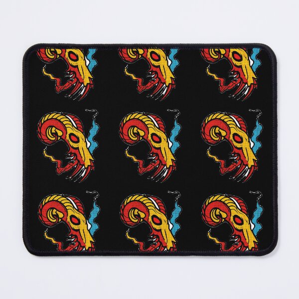 Item preview, Gothic Ram Skull Tattoo - Comic Trash Polka designed and sold by Ideniquo.