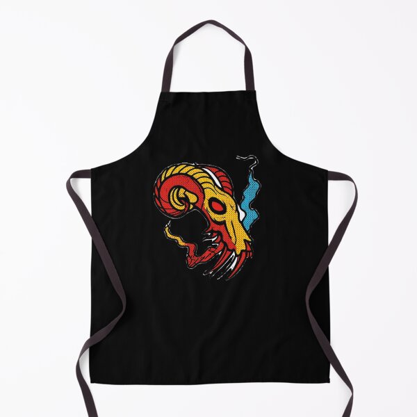 Item preview, Gothic Ram Skull Tattoo - Comic Trash Polka designed and sold by Ideniquo.