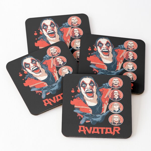 Item preview, Makeup Character Screaming Multiple Circle Portraits designed and sold by TwinklePress.