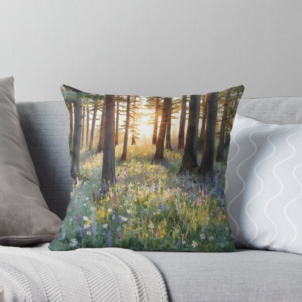Item preview, Wildflowers Forest Sunrise designed and sold by SeaStarAlex.