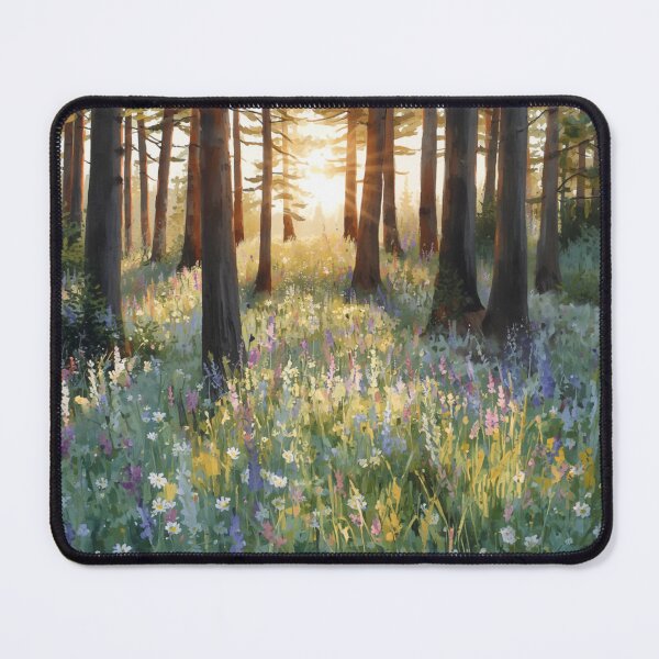 Item preview, Wildflowers Forest Sunrise designed and sold by SeaStarAlex.
