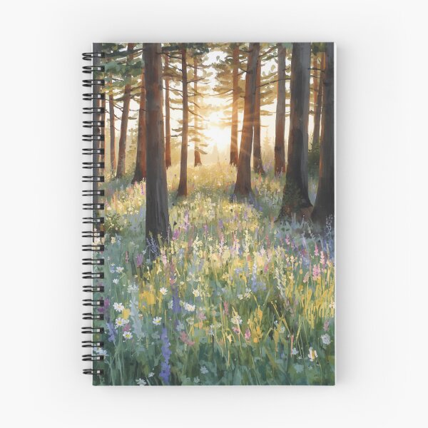 Item preview, Wildflowers Forest Sunrise designed and sold by SeaStarAlex.