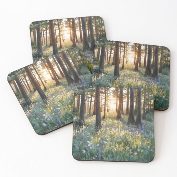 Item preview, Wildflowers Forest Sunrise designed and sold by SeaStarAlex.