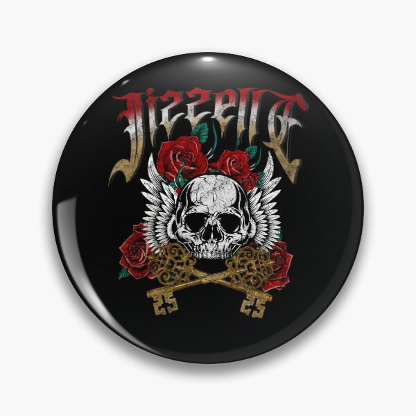 Item preview, Human Skull Wings Cross Golden Keys Red Roses designed and sold by TwinklePress.