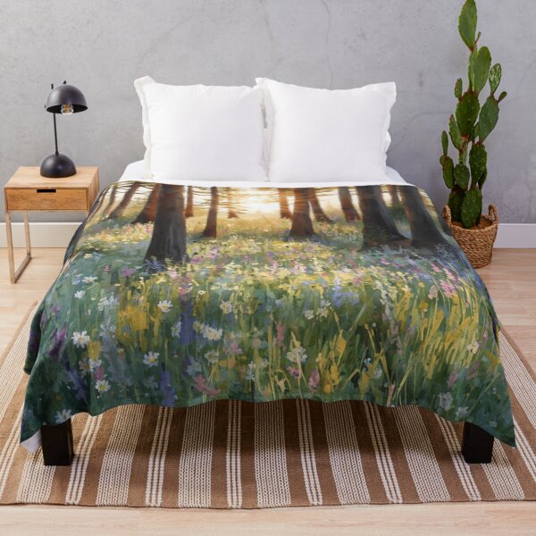 Item preview, Wildflowers Forest Sunrise designed and sold by SeaStarAlex.