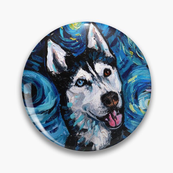 Item preview, Happy Husky Night designed and sold by AjaTrier.