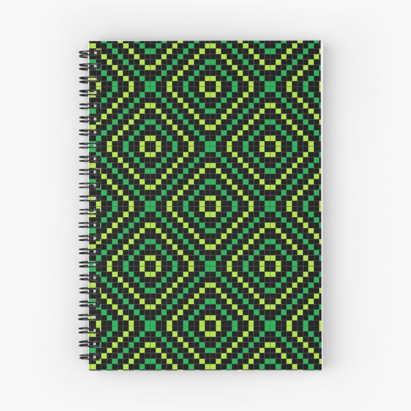 Item preview, Neon Matrix Cyber Grid Seamless Pixel Pattern designed and sold by ccitypictures.