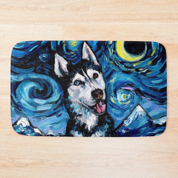 Item preview, Happy Husky Night designed and sold by AjaTrier.