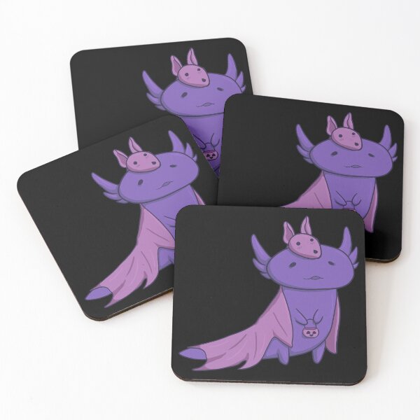 Item preview, Halloween Axolotl in a Bat Costume designed and sold by VODkmw.