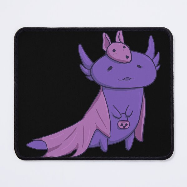 Item preview, Halloween Axolotl in a Bat Costume designed and sold by VODkmw.