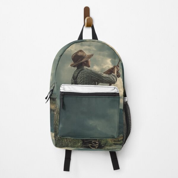 Item preview, River Fisherman Silhouette – Peaceful Fishing by the River designed and sold by Pablo059.