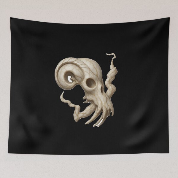 Item preview, Gothic Ram Skull Tattoo - Realistic Bone Sculpture designed and sold by Ideniquo.