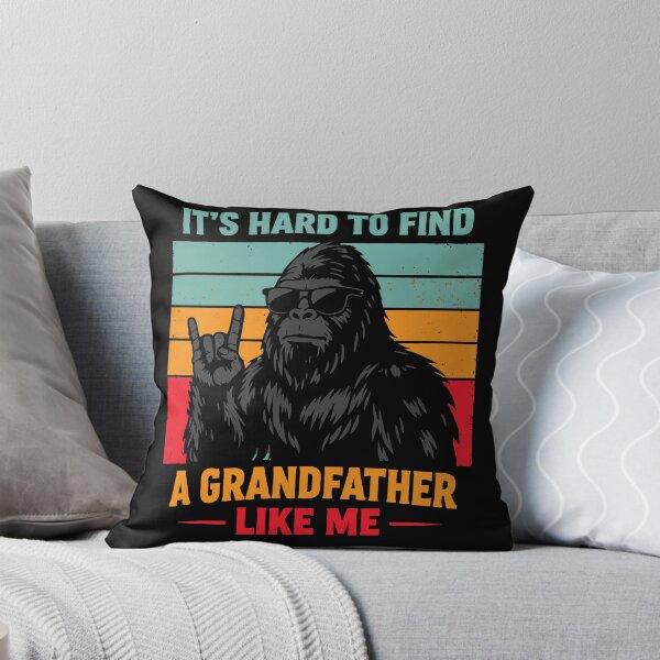Item preview, It's Hard To Find A Grandfather Like Me - Funny Bigfoot Grandpa Retro Art designed and sold by PixelMarrero.