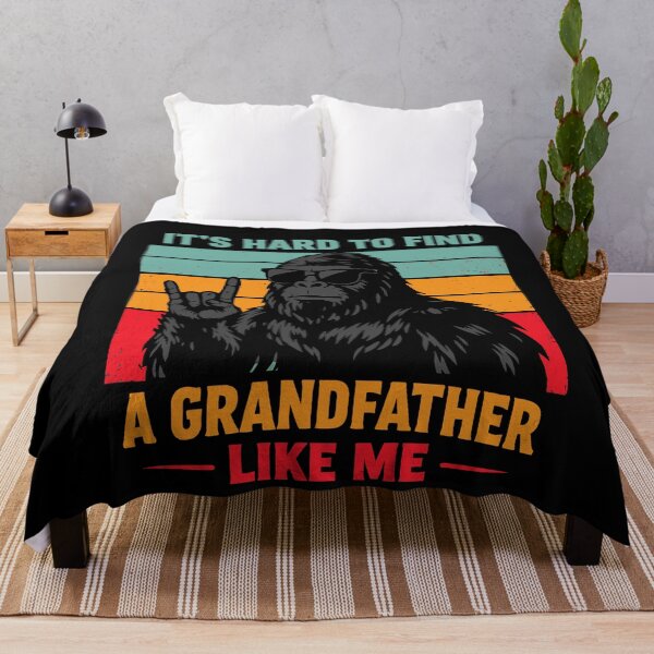 Item preview, It's Hard To Find A Grandfather Like Me - Funny Bigfoot Grandpa Retro Art designed and sold by PixelMarrero.