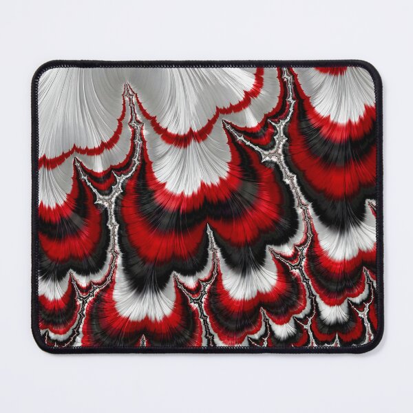 Item preview, Flamenco Dancer:  Intricate Abstract Black and Red Fractal Pattern designed and sold by Vicky Brago-Mitchell®.