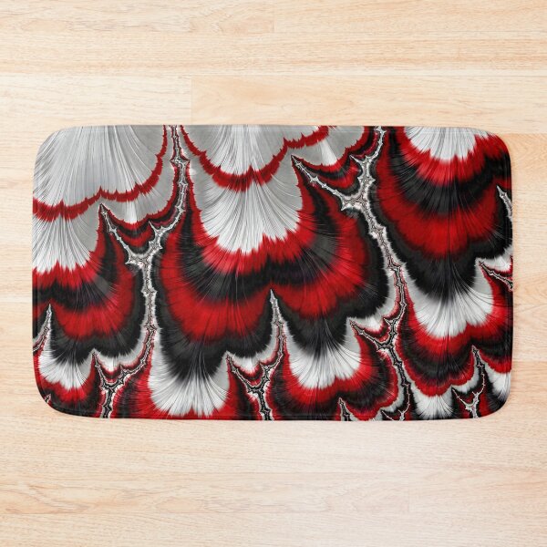 Item preview, Flamenco Dancer:  Intricate Abstract Black and Red Fractal Pattern designed and sold by Vicky Brago-Mitchell®.