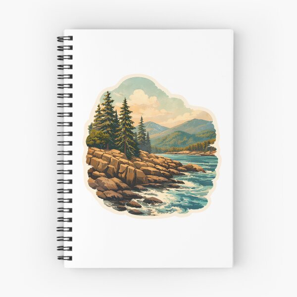 Item preview, Acadia National Park Watercolor designed and sold by ChemicalXShop.