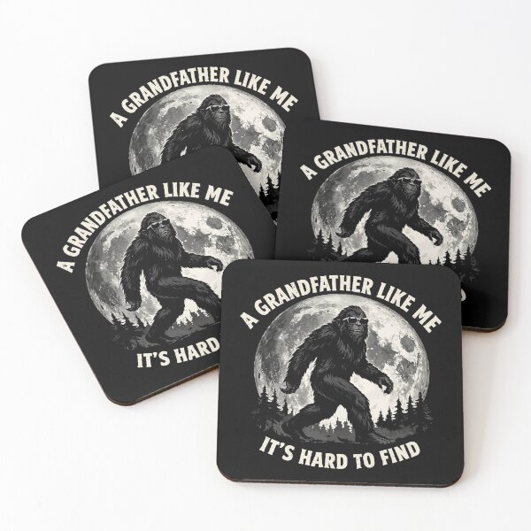 Item preview, It's Hard To Find A Grandfather Like Me - Funny Bigfoot Grandpa Retro Art designed and sold by PixelMarrero.