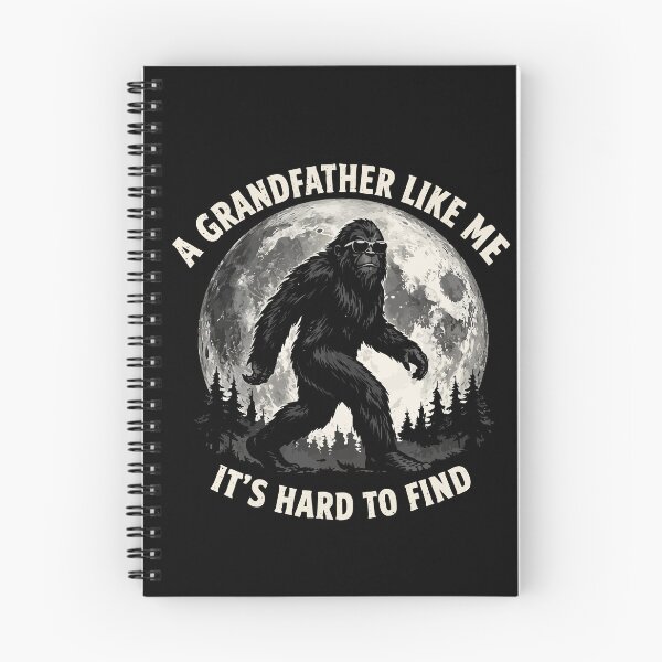 Item preview, It's Hard To Find A Grandfather Like Me - Funny Bigfoot Grandpa Retro Art designed and sold by PixelMarrero.