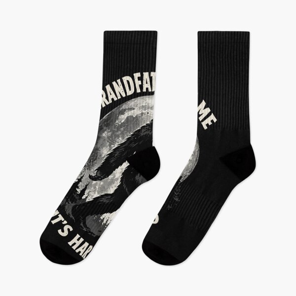 Item preview, It's Hard To Find A Grandfather Like Me - Funny Bigfoot Grandpa Retro Art designed and sold by PixelMarrero.
