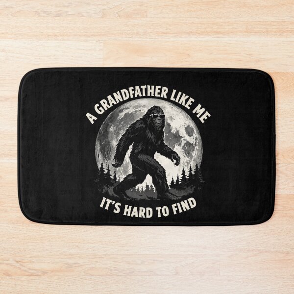 Item preview, It's Hard To Find A Grandfather Like Me - Funny Bigfoot Grandpa Retro Art designed and sold by PixelMarrero.