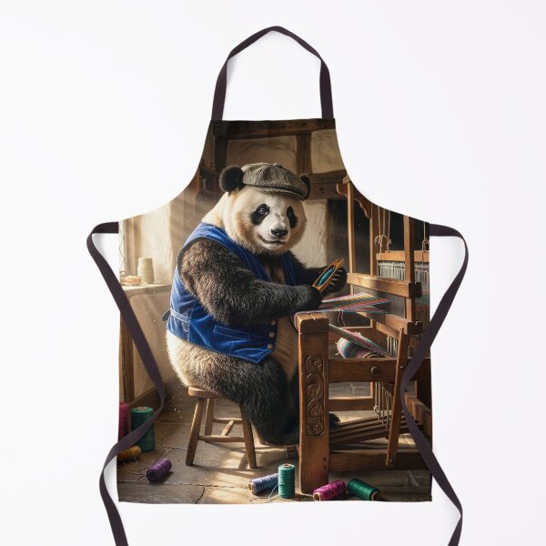 Item preview, Panda Weaves in His Cozy Cottage designed and sold by Tridentulus.