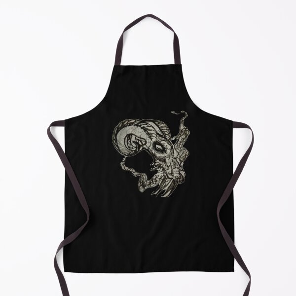 Item preview, Gothic Ram Skull Tattoo - Raw Pencil Sketch Concept designed and sold by Ideniquo.