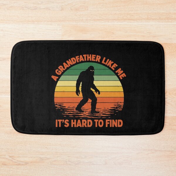 Item preview, It's Hard To Find A Grandfather Like Me - Funny Bigfoot Grandpa Retro Art designed and sold by PixelMarrero.