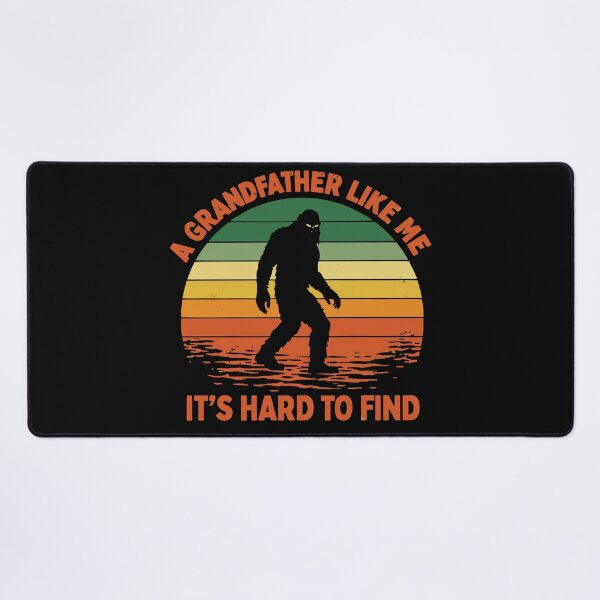 Item preview, It's Hard To Find A Grandfather Like Me - Funny Bigfoot Grandpa Retro Art designed and sold by PixelMarrero.
