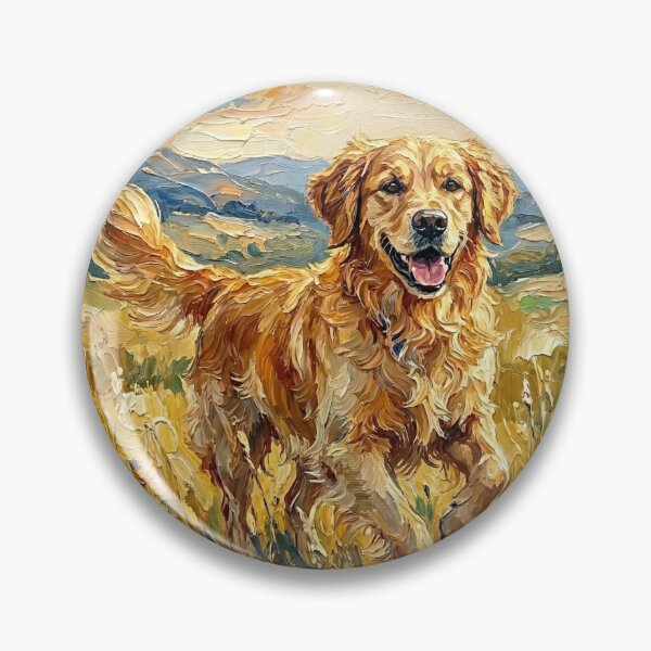 Item preview, Happy Golden Retriever designed and sold by AjaTrier.