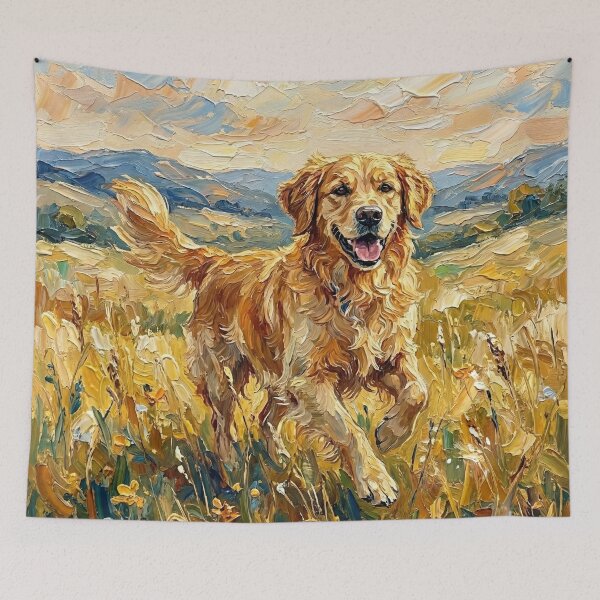 Item preview, Happy Golden Retriever designed and sold by AjaTrier.